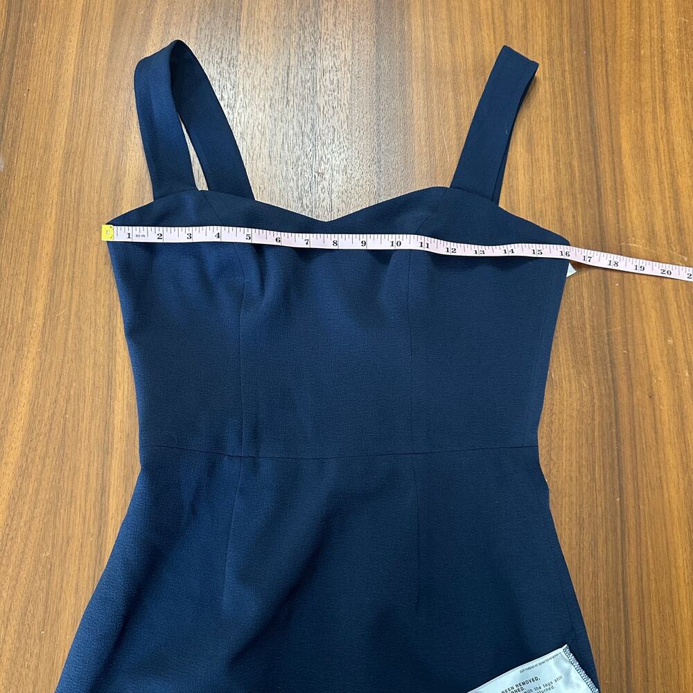 Dress the Population Navy Blue Nicole Sweetheart Pencil Cocktail Dress, Small - Picture 5 of 10